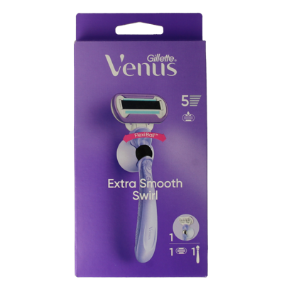Gillette Venus deluxe smooth swirl razor 1 Stuks