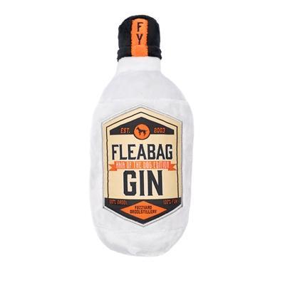 Fuzzyard Pluche Bar Collectie Grappige Hond Speelgoed met Squeaker (Fleabag Gin)
