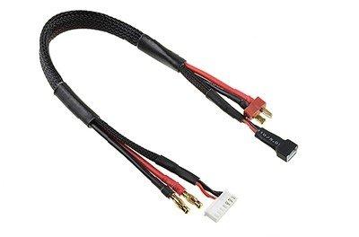 Laad/balanceer T-Plug 2S - Charger 6S XH Connector - 2S XH Connector - 14 AWG ULTRA V+ Silicon Wire Laad/balanceer T-Plug 2S - Charger 6S XH Connector - 2S XH Connector - 14 AWG ULTRA V+ Silicon Wire