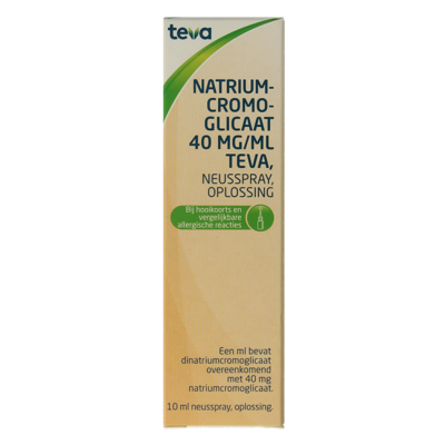 Teva Natriumcromoglicaat 40mg neusspray 10 Milliliter