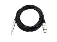 OMNITRONIC Adapter Cable XLR(F)/Jack mono 2m bk - thumbnail