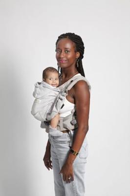 Fysiologische draagzak HoodieCarrier 2 LOVE RADIUS grijs