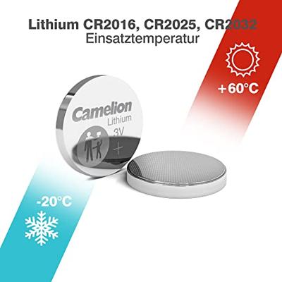 Camelion cr lithium button cell set (3x2 pieces)