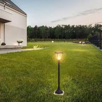 V-TAC VT-984 Solar Gazonlamp - IP65 Waterdicht - Mat Zwart - 2W - 110 Lumen - 3000K + 6000K - thumbnail