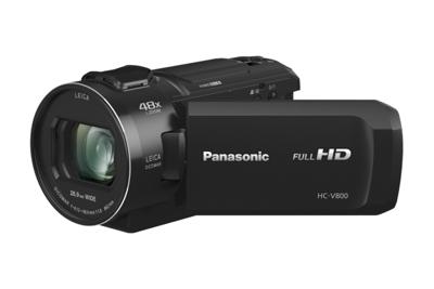 Panasonic HC-V800EG-K compacte camcorder, full-HD, groothoek 25 mm, optische zoom, 24x, WLAN, zwart