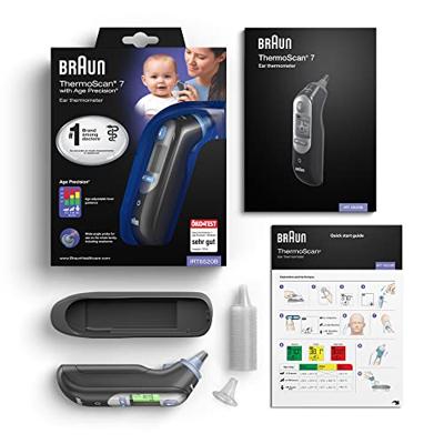 Braun ThermoScan 7 Infrarood koortsthermometer Voorverwarmde meetpunt Braun ThermoScan 7 Infrarood koortsthermometer Voorverwarmde meetpunt