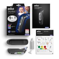 Braun ThermoScan 7 Infrarood koortsthermometer Voorverwarmde meetpunt - thumbnail