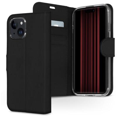 Accezz Wallet Softcase Bookcase iPhone 15 Telefoonhoesje Zwart Accezz Wallet Softcase Bookcase iPhone 15 Telefoonhoesje Zwart