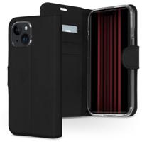 Accezz Wallet Softcase Bookcase iPhone 15 Telefoonhoesje Zwart - thumbnail
