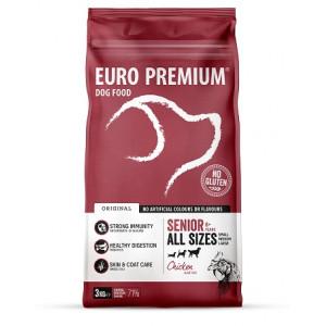 Euro Premium Senior 8+ Chicken & Rice hondenvoer 12 kg Euro Premium Senior 8+ Chicken & Rice hondenvoer 12 kg