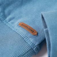 Kindertrui met gorillaprint 92 middelblauw - thumbnail