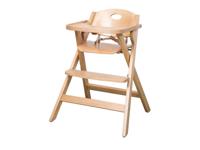 Opvouwbare kinderstoel - ROBA - FOLD UP SMART - Eetblad + veiligheidsgordel - Natuurlijk hout - thumbnail