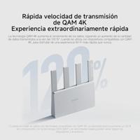 Router Xiaomi Wit RJ45 Ethernet LAN 10/100/1000 Mbit USB 3.2 Wi-Fi Ethernet LAN 10/100/1000 2.4 GHz-5 GHz Wi-Fi 6 GHz - thumbnail