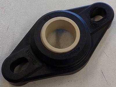 Lager onder verticale borstel v cowcleaner duo