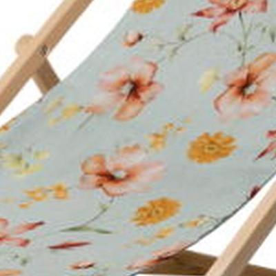 Houten strandstoel ca. 120x55 cm Florina orange (6 stuks) Madison - Madison