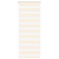 Zebra rolgordijn 55x100 cm stofbreedte 50,9 cm marmerbeige - thumbnail