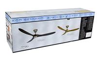 CasaFan ECO GENUINO 152 BN-NT Plafondventilator 16.6 W (Ø x h) 1520 mm x 285 mm Chroom Met afstandsbediening, Met wintermodus - thumbnail