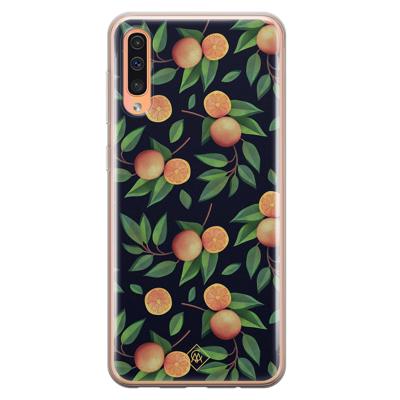 Samsung Galaxy A50/A30s siliconen hoesje - Orange lemonade