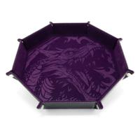 CritStones Folding Dice Tray Dragon Skin XL Edition Purple - thumbnail