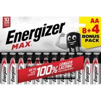 Energizer batterijen Max AA, blister van 8 stuks + 4 stuks gratis - thumbnail