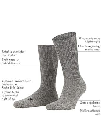 Falke Walkie Ergo Boot Sok Anthra.Mel 39-41