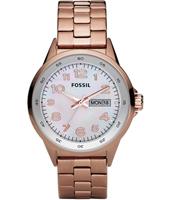 Horlogeband Fossil AM4334 Roestvrij staal (RVS) Rosé 18mm