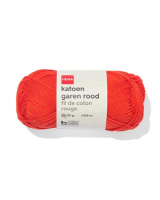 HEMA Katoen garen 50g 105m rood