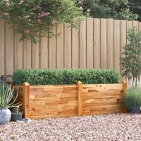 Plantenbak verhoogd 160x60x44 cm massief acaciahout - thumbnail