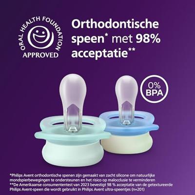 Set van 2 lolly Ultra start 0-2M zachtpaars