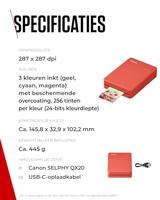 Canon SELPHY QX20 terracotta - thumbnail