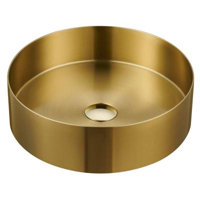 Waskom Sapho Aurum Rond 38 x 11 cm RVS Mat Goud Sapho Waskom Sapho Aurum Rond 38 x 11 cm RVS Mat Goud Sapho