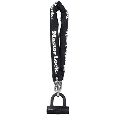 Masterlock Hardened steel chain with square links 90cm x Ø 10mm - mini U bar Mini - 8234EURDPRO Masterlock Hardened steel chain with square links 90cm x Ø 10mm - mini U bar Mini - 8234EURDPRO