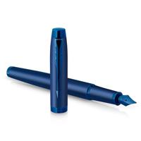 Parker IM Monochrome Blue vulpen, medium, giftbox - thumbnail