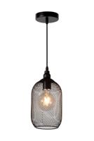 Lucide MESH - Hanglamp - Ø 15 cm - 1xE27 - Zwart - thumbnail