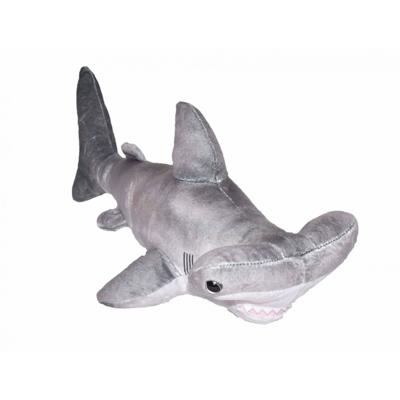Wild Republic knuffel hamerhaai junior 30 cm pluche grijs Wild Republic knuffel hamerhaai junior 30 cm pluche grijs
