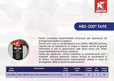 TAPE HRS-200 75MM 5MT 6312056
