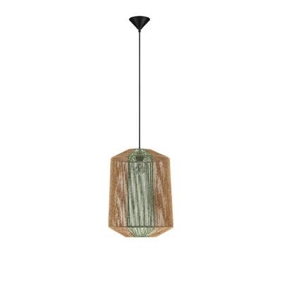 Lyora HanglampDena Ø 38cm bruin met groen - 9586602
