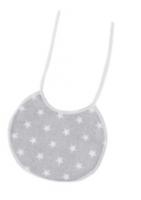 Interbaby slabbetje junior sterren katoen - thumbnail