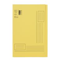Vouwmap Quantore Folio ongelijke zijde 250gr geel - thumbnail