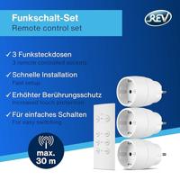REV Funkschalt-Set Mini 3+1 ws 0085500103 Draadloze schakelaarset 4-delig Binnen 3680 W - thumbnail