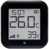 Shelly H&T Gen 3 Matte Black Draadloze temperatuur- en luchtvochtigheidssensor - thumbnail