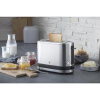 WMF Toaster Broodrooster Met geïntegreerde broodopzet RVS, Zwart - thumbnail