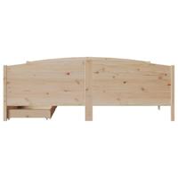 Bedframe zonder matras massief grenenhout 160x200 cm - thumbnail