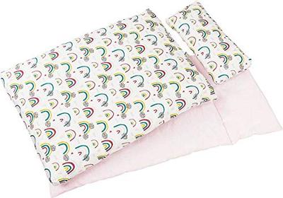 Goki poppen beddengoedset regenboog, 3dlg.