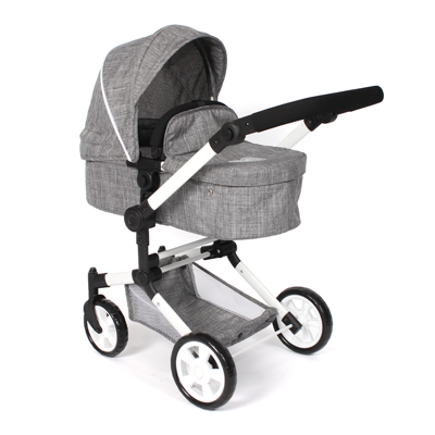 Combi-poppenwagen Linus - Grey Jeans Combi-poppenwagen Linus - Grey Jeans