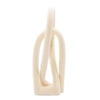 Beeld Oneindige Knoop Wit (12 cm) - thumbnail