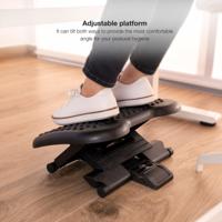 Voetensteun TooQ TQFR0603-B Zwart Verstelbaar Aanpasbaar - thumbnail