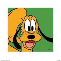 Kunstdruk Pluto Green 40x40cm - thumbnail