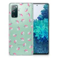 TPU bumper voor Samsung Galaxy S20 FE Unicorns - thumbnail