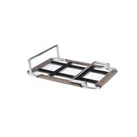 Ferplast DREAM 80, Stretcher voor honden verhoogd bed,aluminium structuur met elastische bochten, stoffen bekleding met de kleur Taupe, 84 x 54 x h 18 cm - thumbnail
